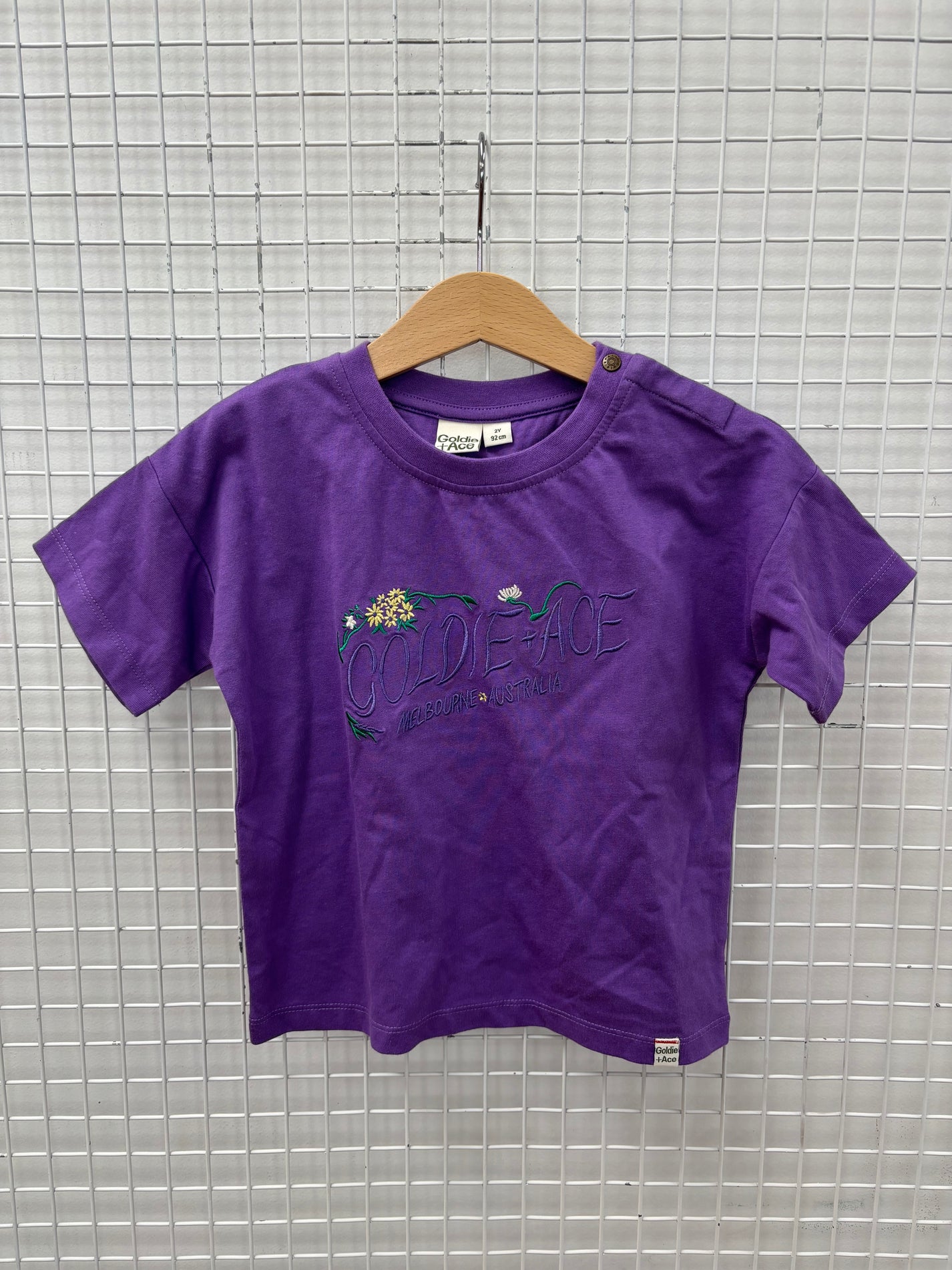 GOLDIE T-SHIRT PURPLE - 2Y