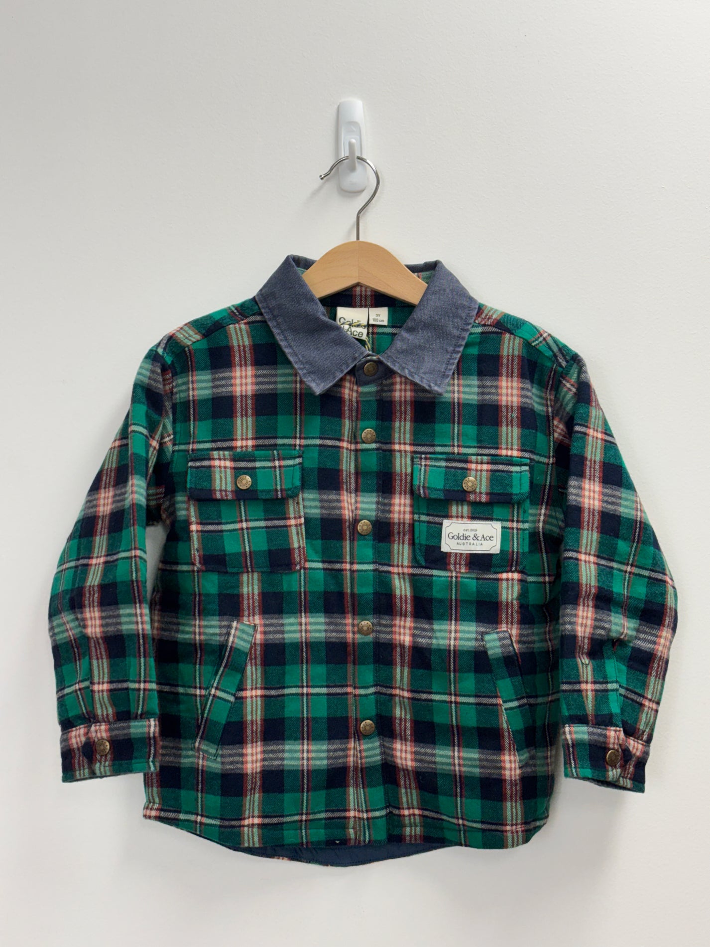 CHECK PADDED SHACKET