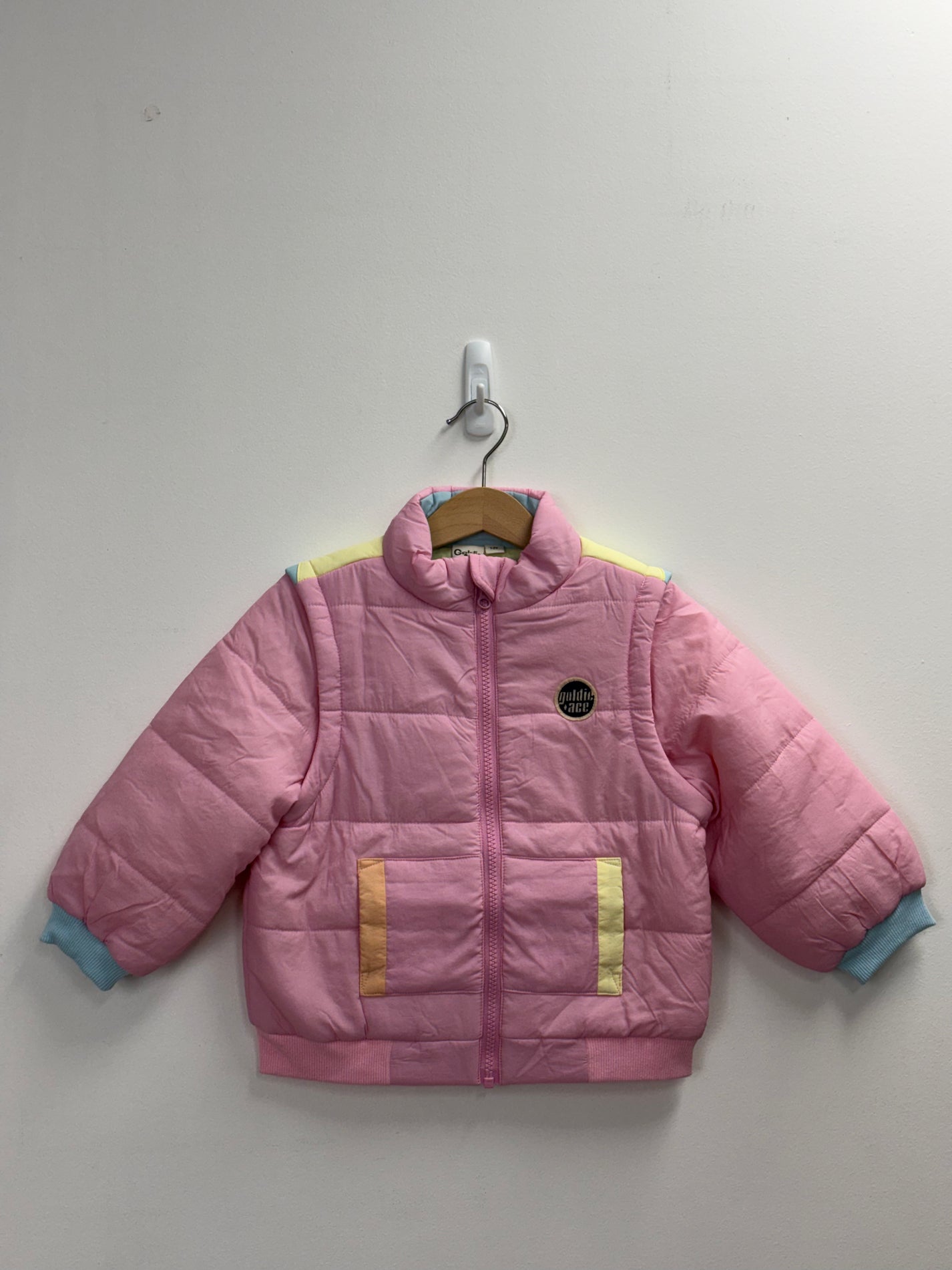 CHARLIE SUNRISE PARKA JACKET/VEST PASTEL