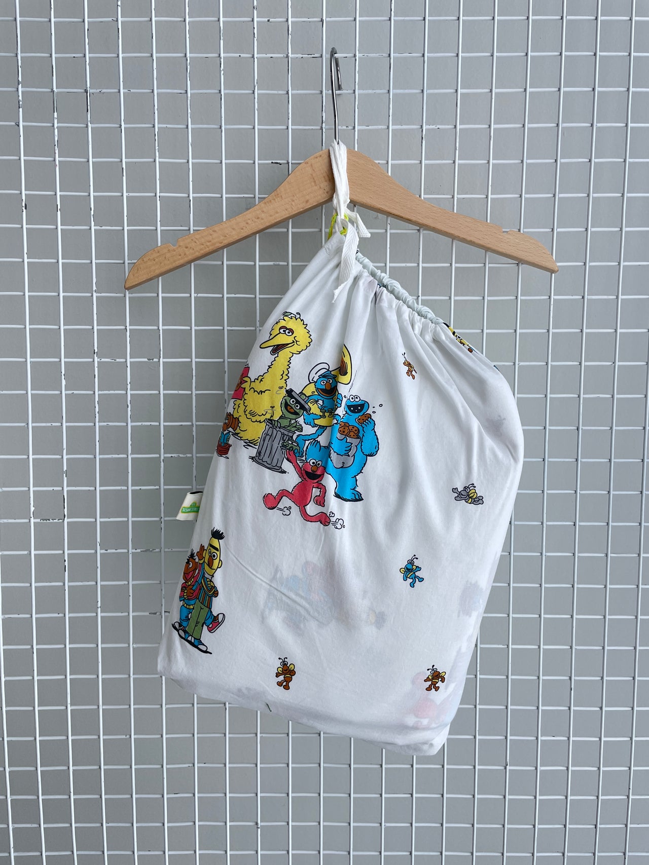 SESAME ST SHEET SET - IVORY (FITTED, FLAT + PILLOWCASE)