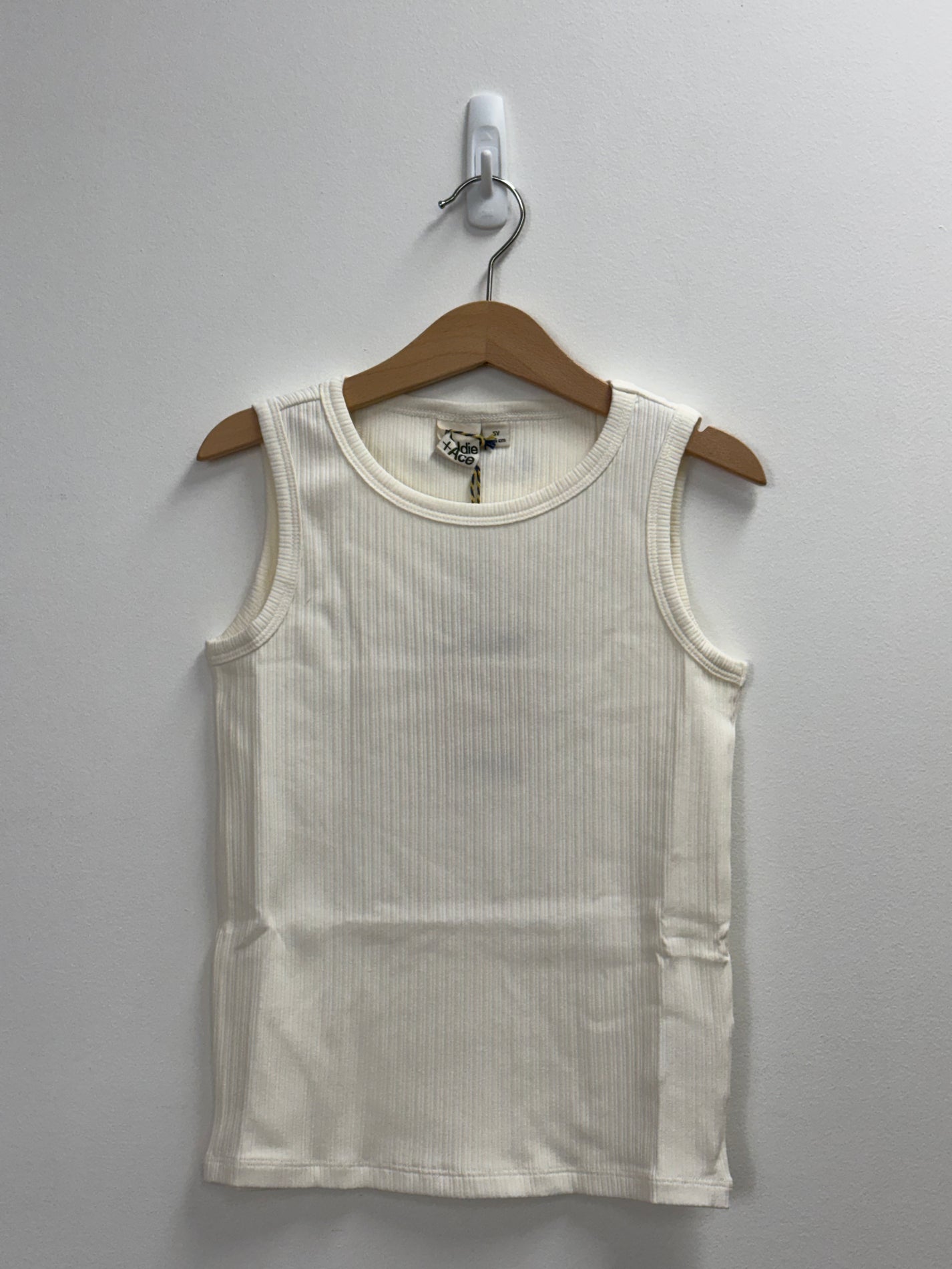 RIB TANK WHITE