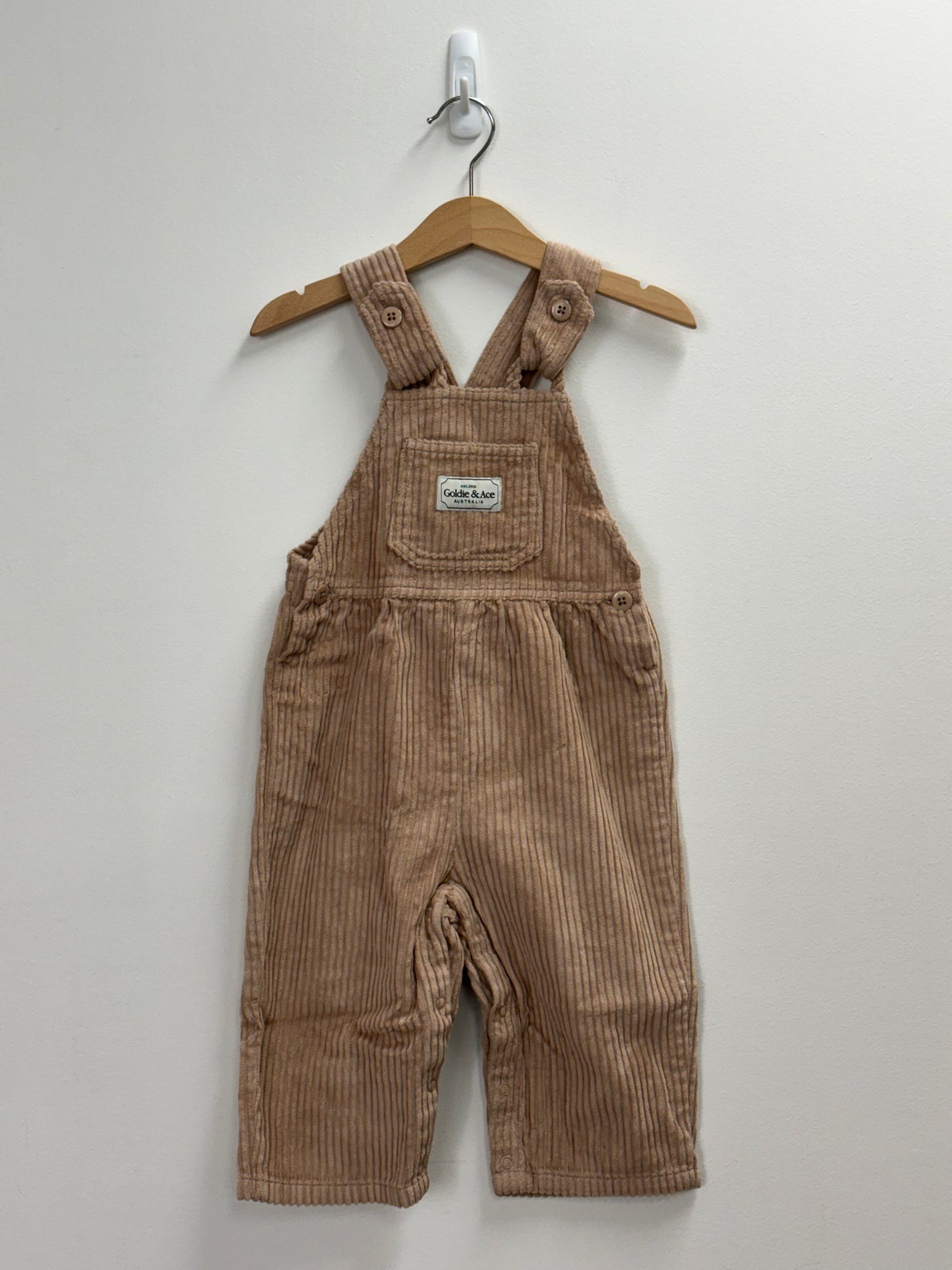 SAMMY CORDUROY OVERALL TAN