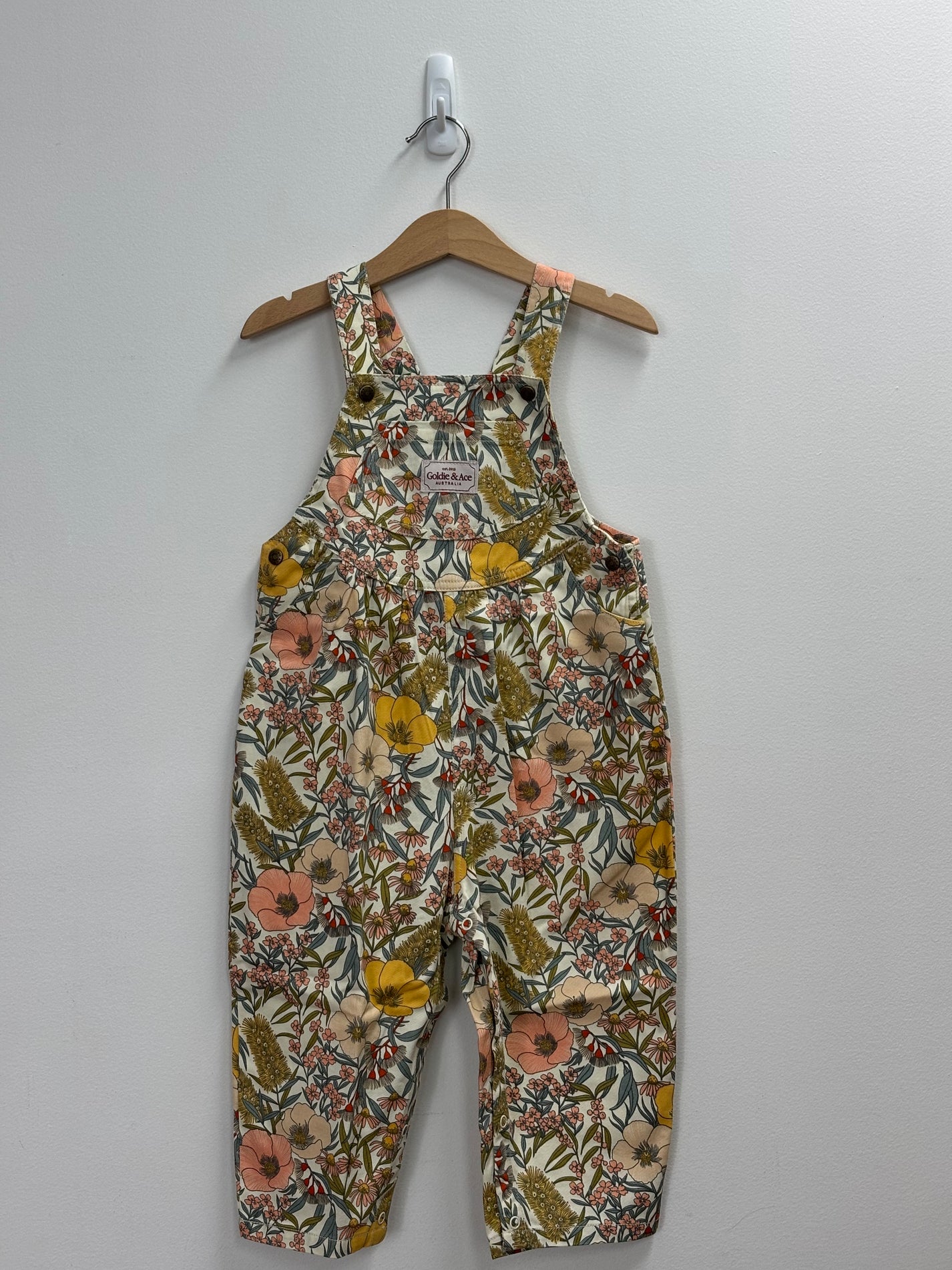 GOLDIE VINTAGE FLORAL OVERALLS