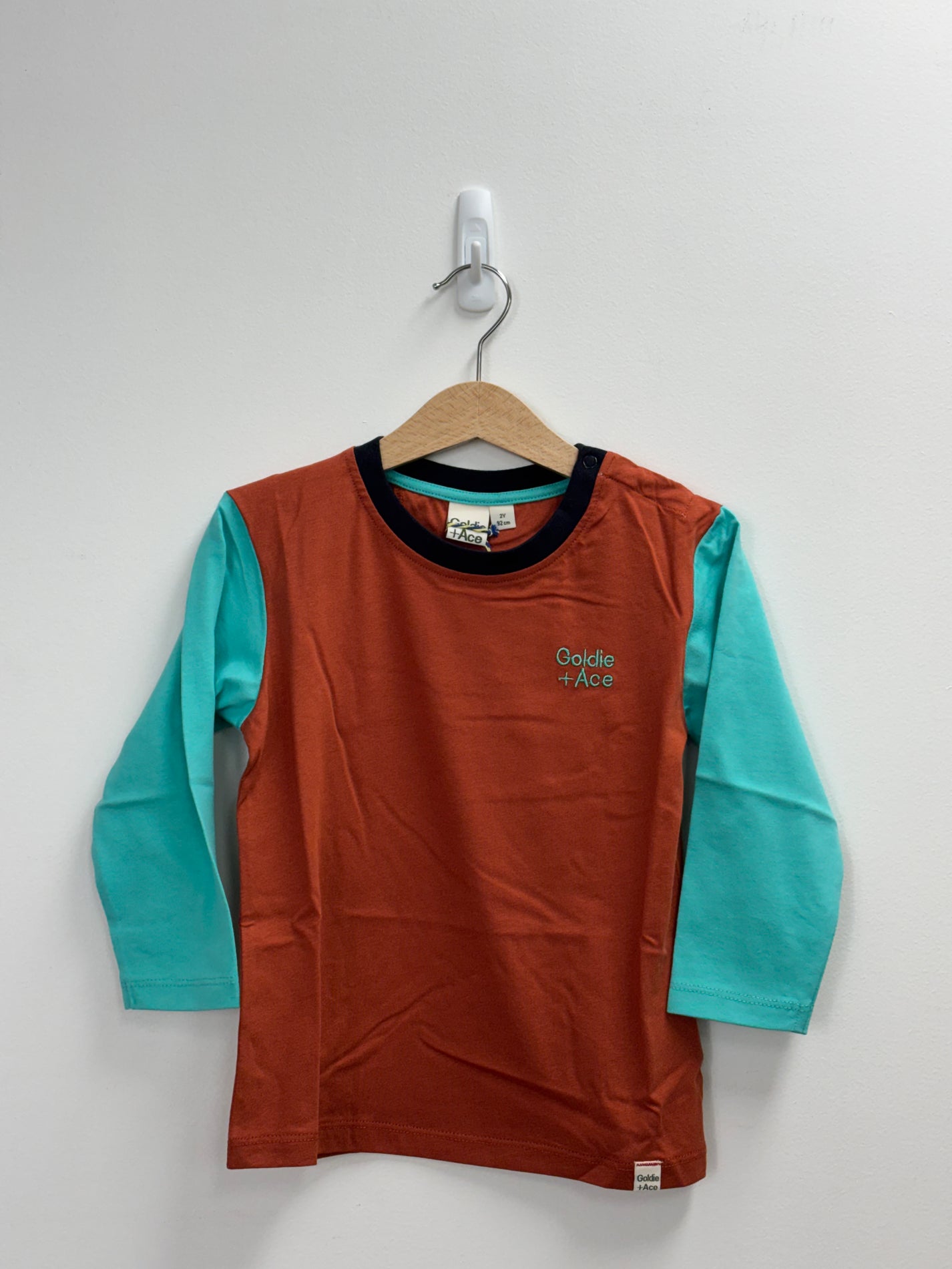 COLOUR BLOCK TOP RUST