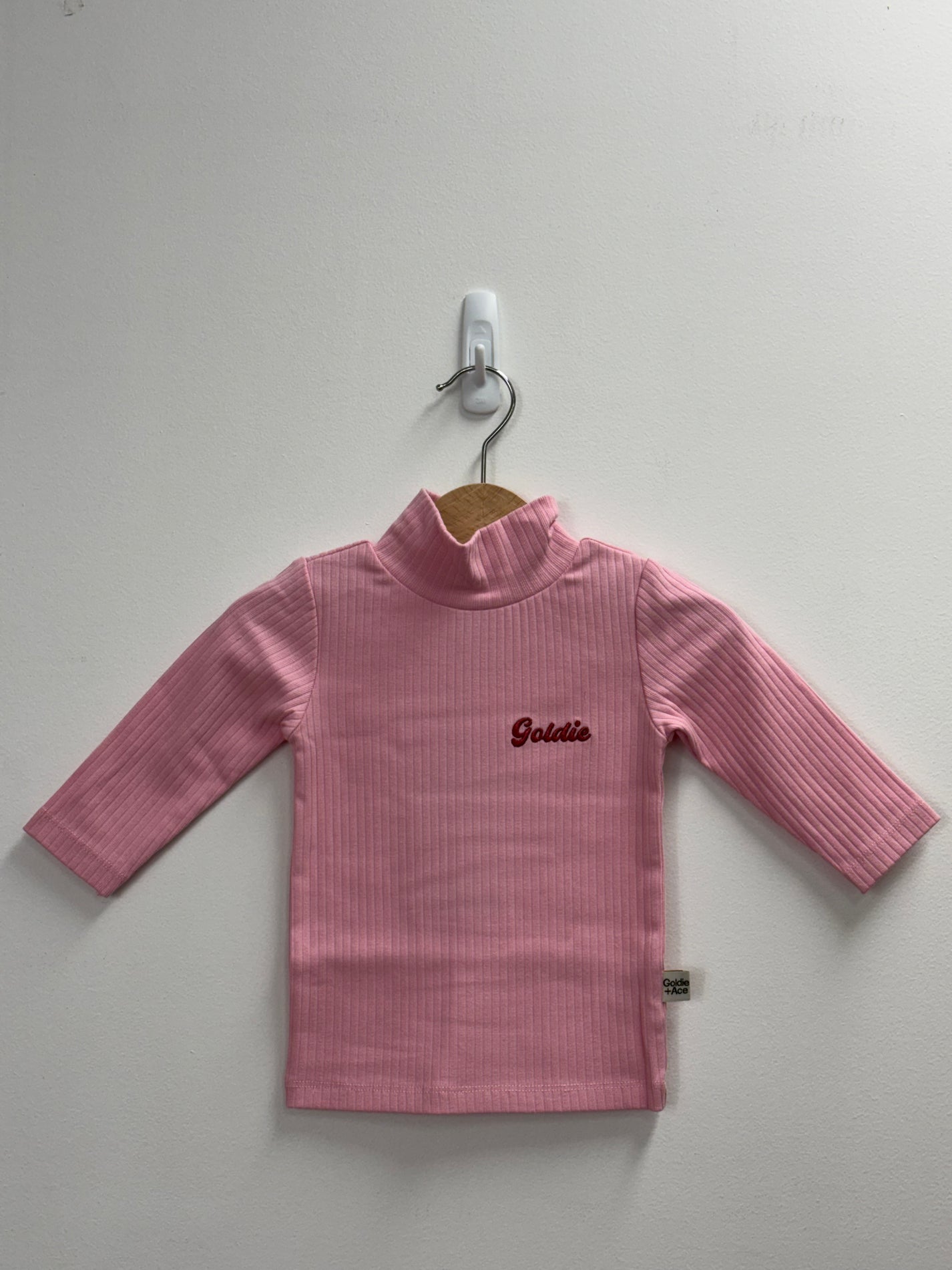 EMBROIDERED RIB SKIVVY SWEETPEA