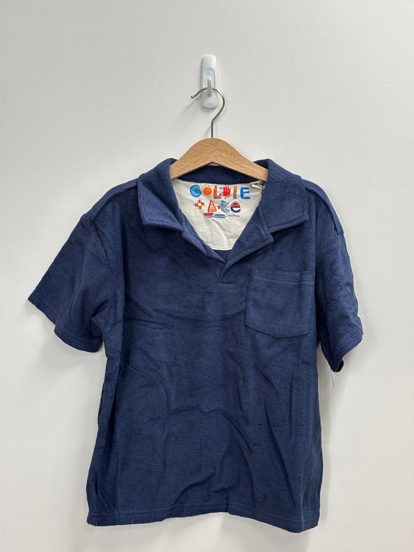 OVERSIZED TERRY POLO