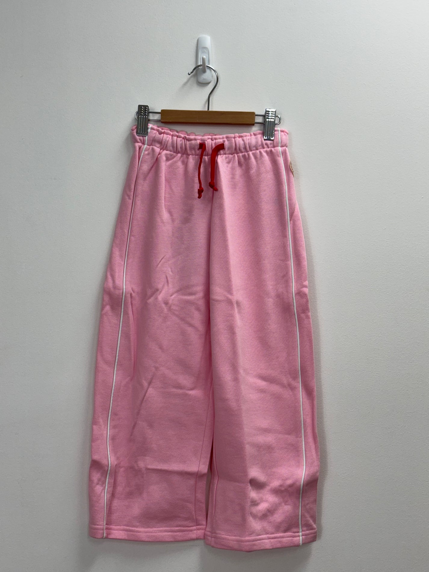 WIDE LEG PIPED SWEATPANTS