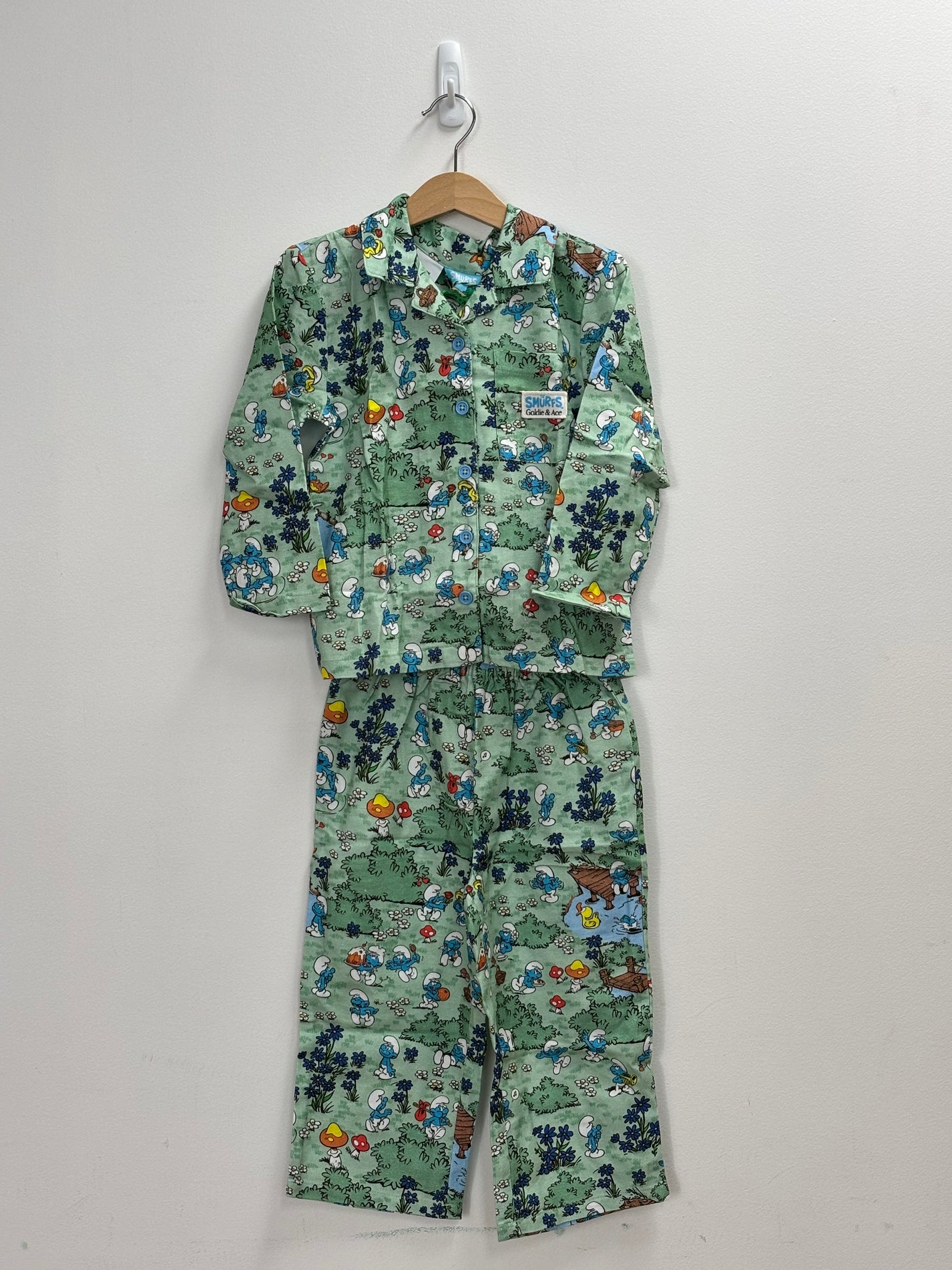 THE SMURFS VILLAGE PYJAMA SET