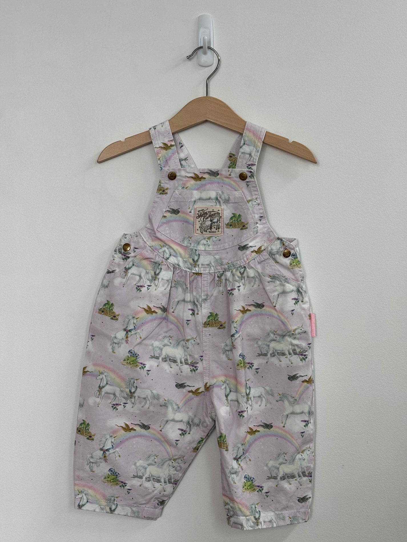 SHIRLEY BARBER UNICORN OVERALLS
