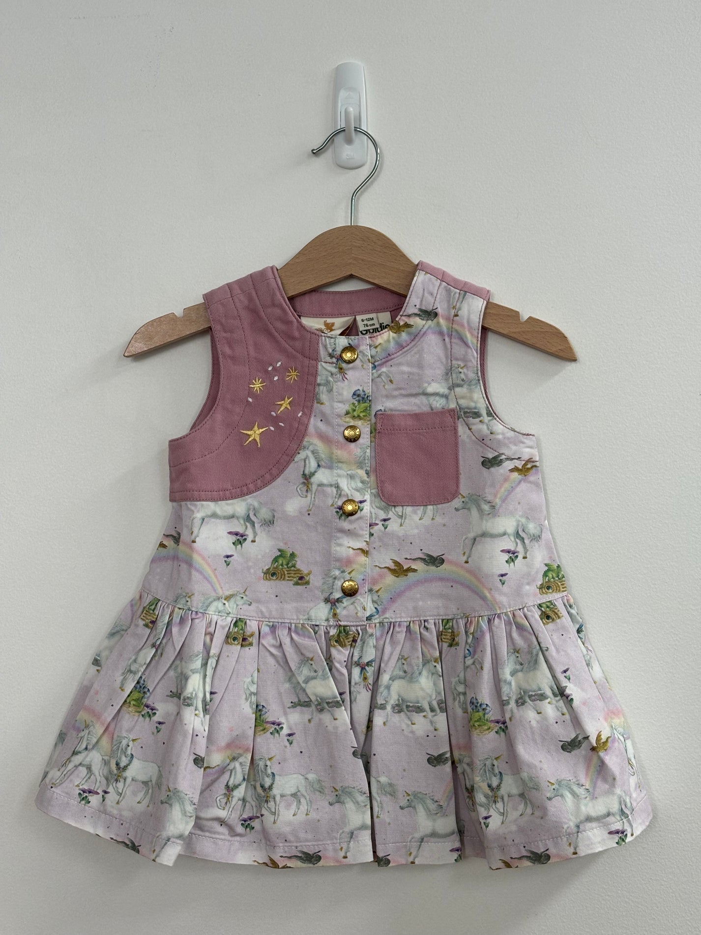 SHIRLEY BARBER UNICORN SKATER DRESS