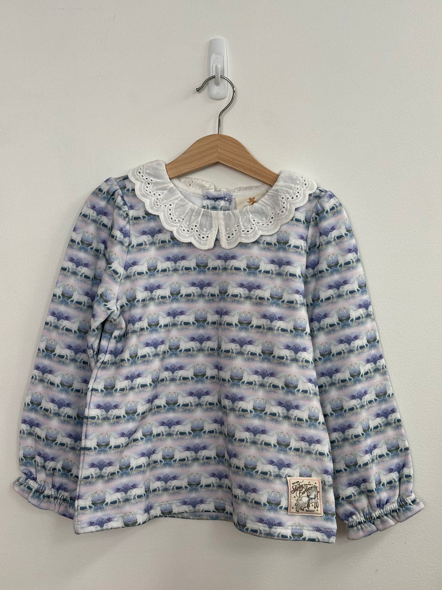 SHIRLEY BARBER UNICORN SWEAT TOP