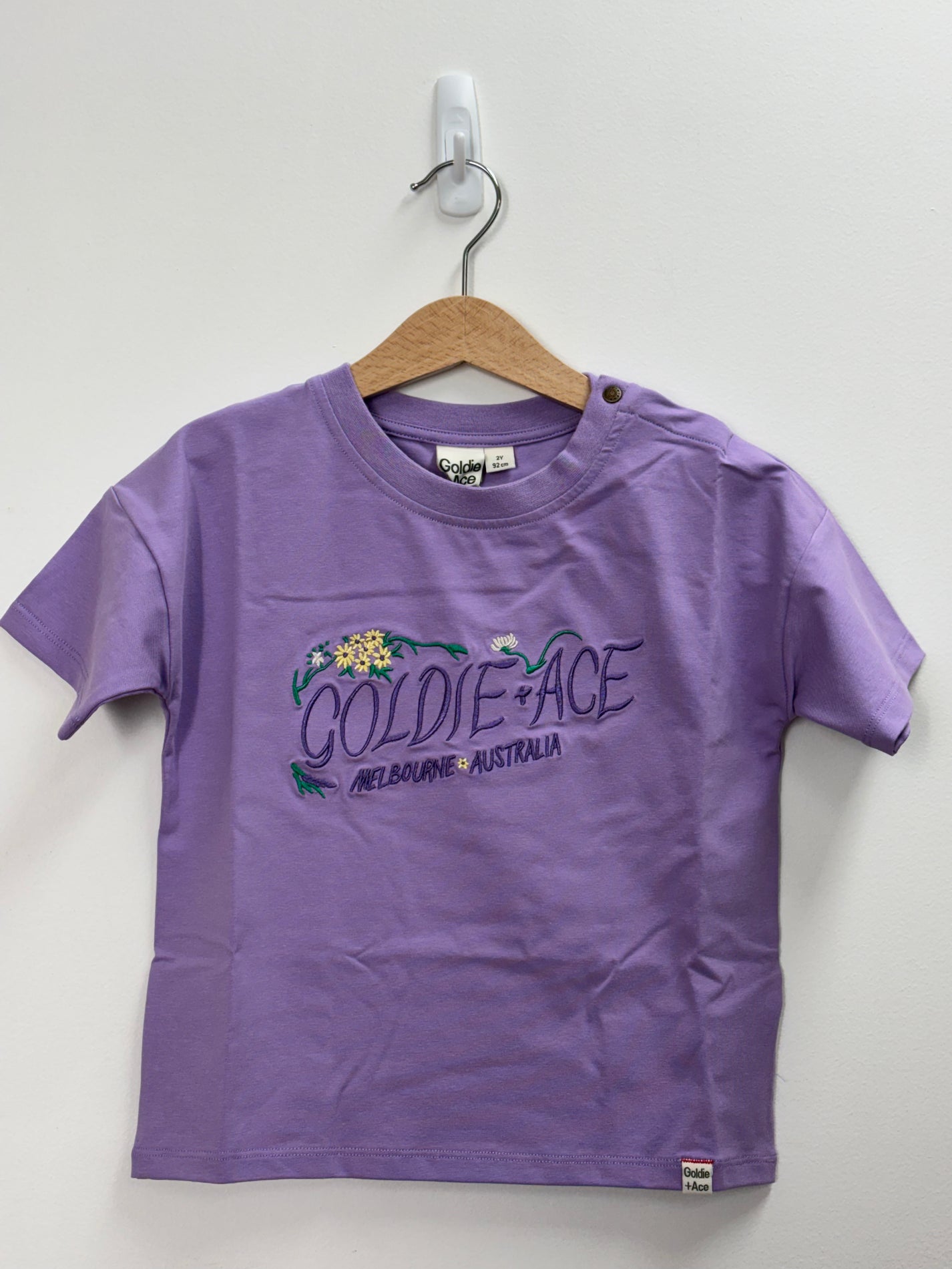 FLORA EMBROIDERED T-SHIRT
