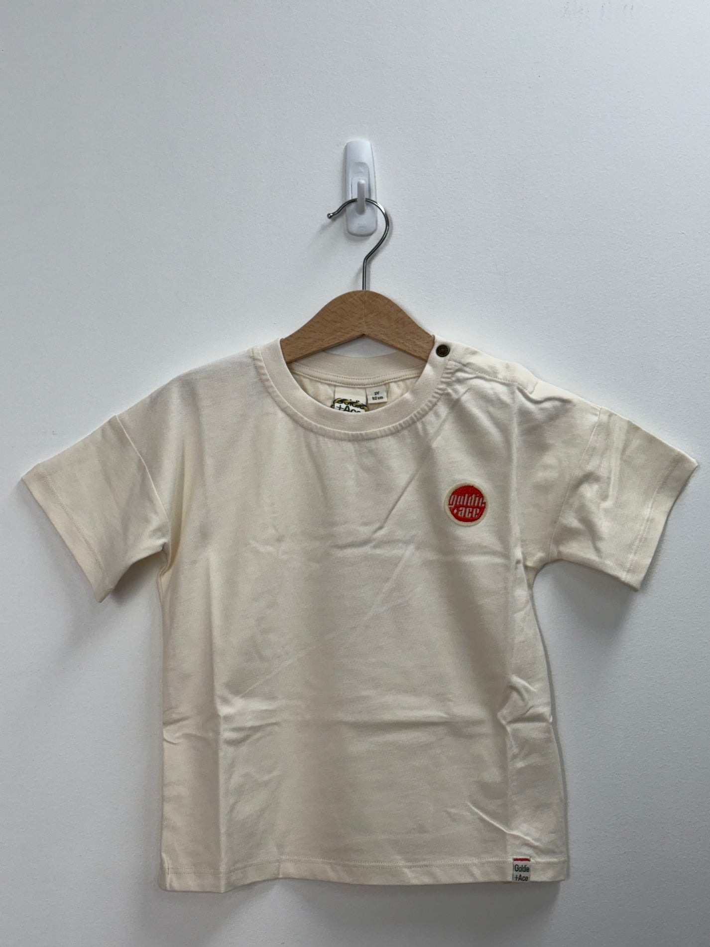 ESSENTIAL LOGO T-SHIRT ANTIQUE WHITE