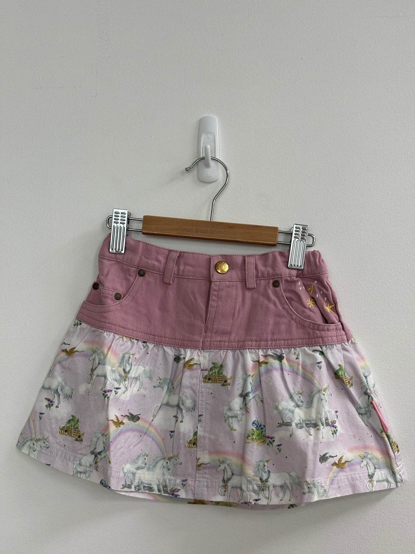 SHIRLEY BARBER UNICORN PEPLUM SKIRT