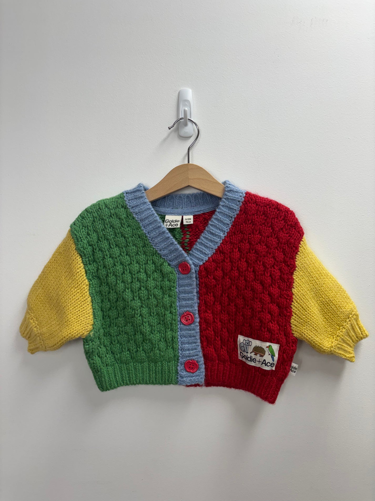 KNIT CARDIGAN PRIMARY - 6-12M