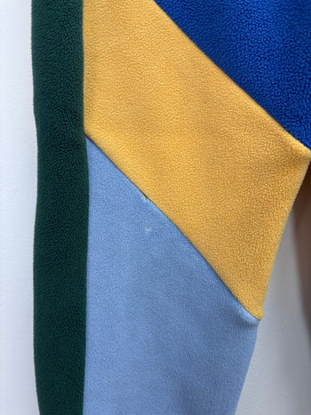 FLEECE TRACKPANTS BLUE/GREEN/YELLOW (MARK ON FRONT) - 5Y