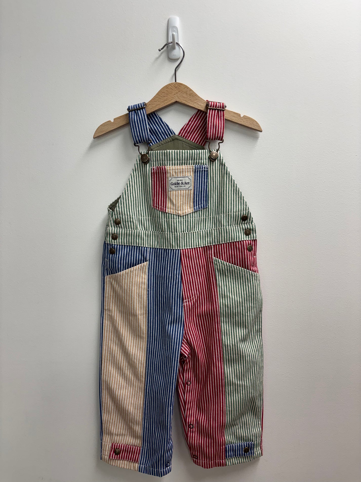 STRIPE BLAKE OVERALLS (SAMPLE FABRIC MAY PILL)