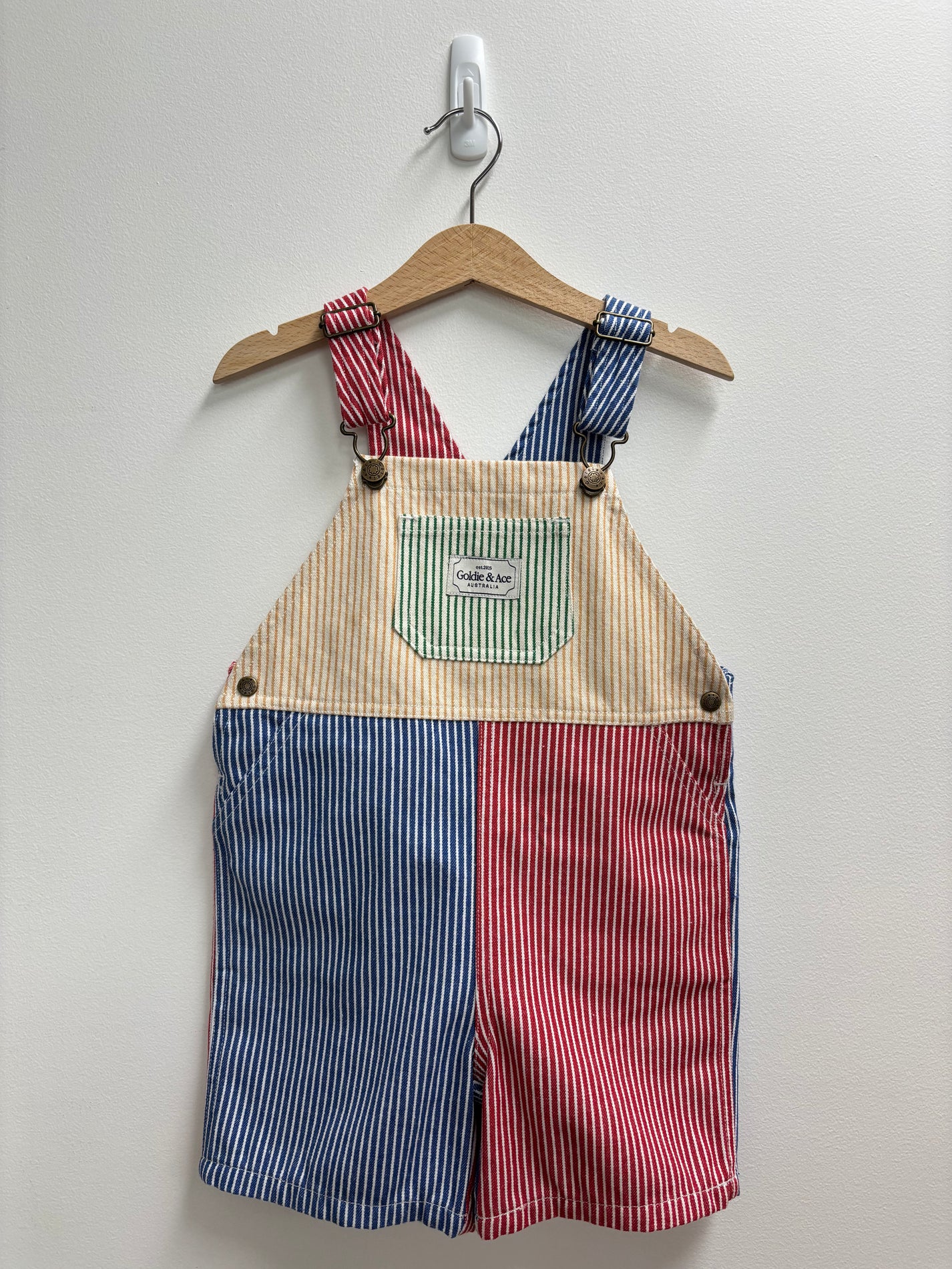 STRIPE BURTON OVERALLS (SAMPLE FABRIC MAY PILL)