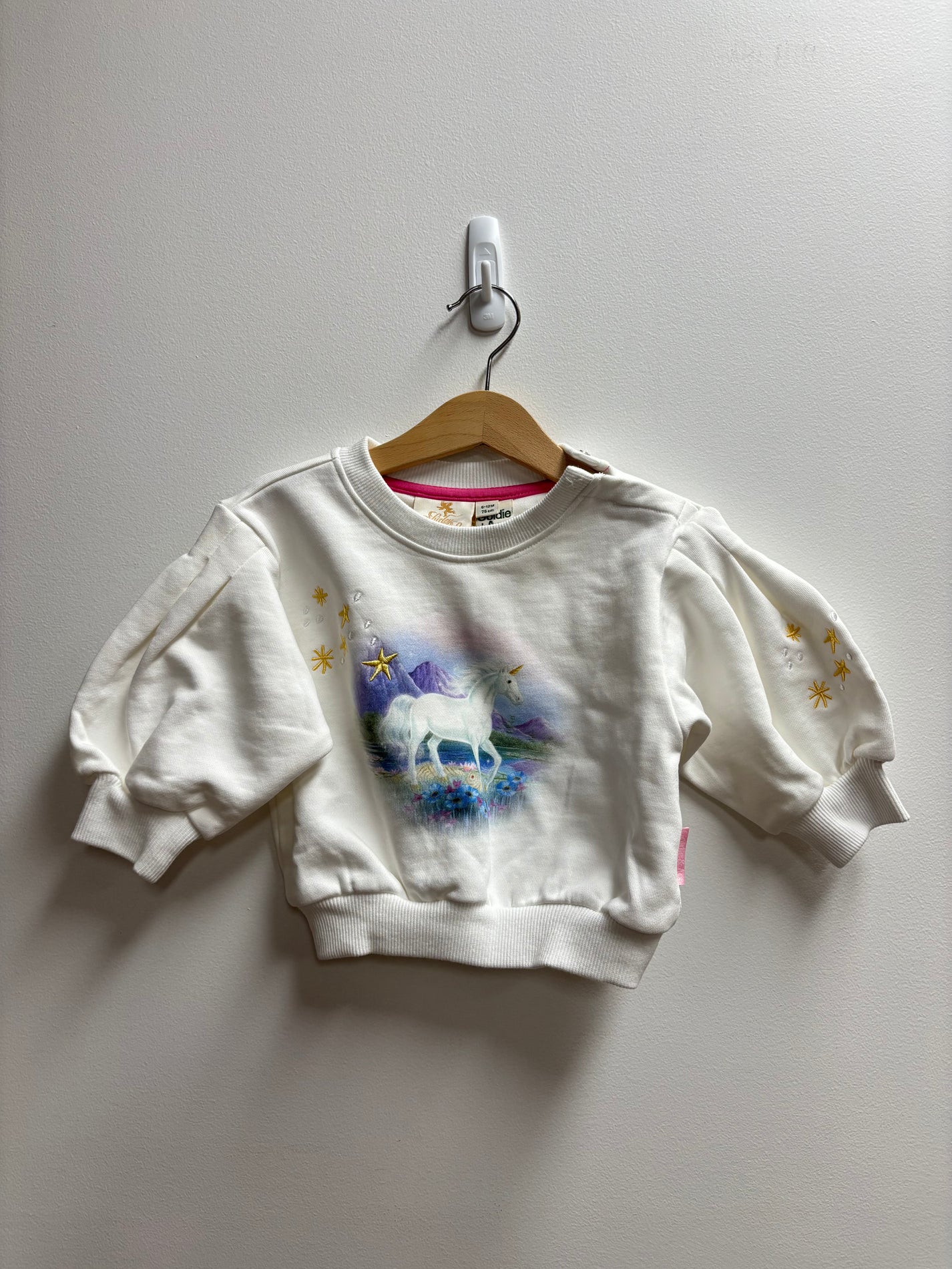 SHIRLEY BARBER SWEATER (MISSING 1 PRESS STUD) - 6-12M