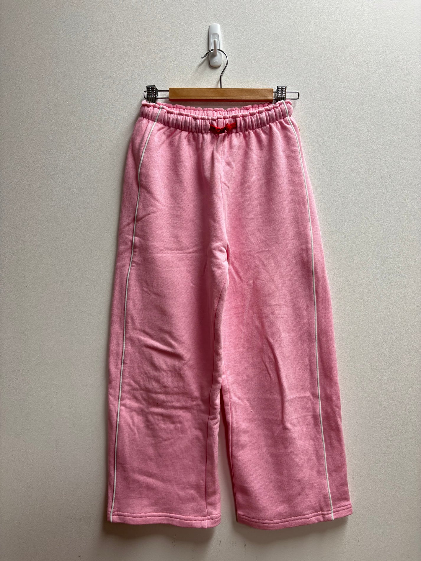 WIDE LEG SWEATPANTS PINK (MARKED) - 8Y