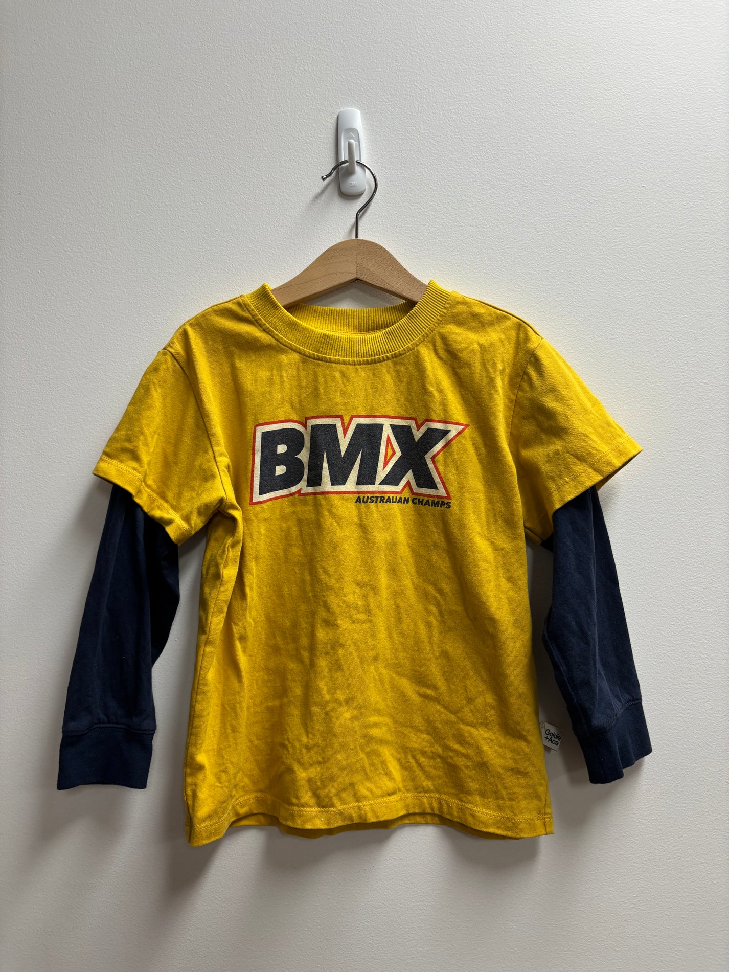BMX LONG SLEEVE TOP (MARKED) - 4Y
