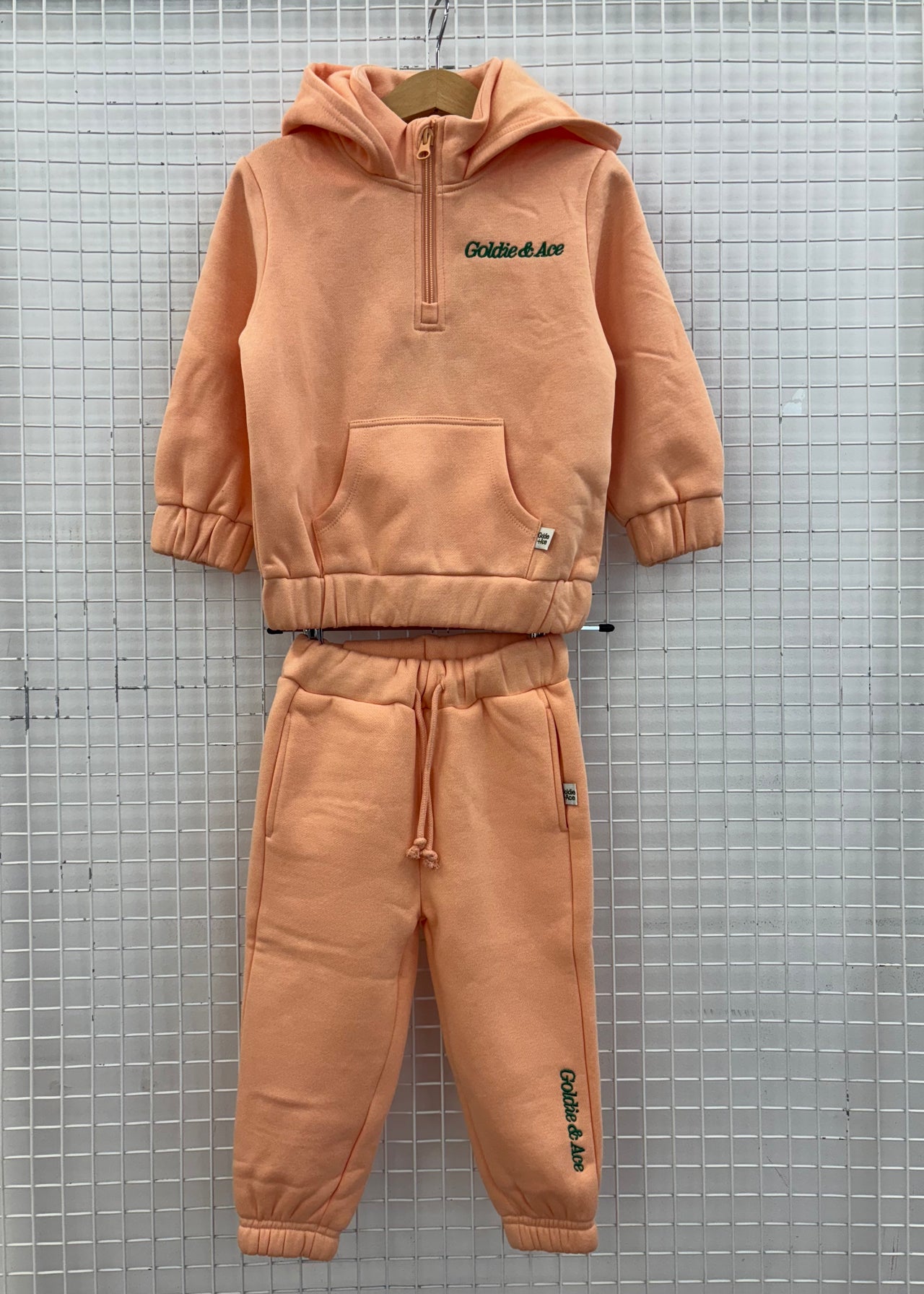 DYLAN SWEAT SET PEACH - 2Y