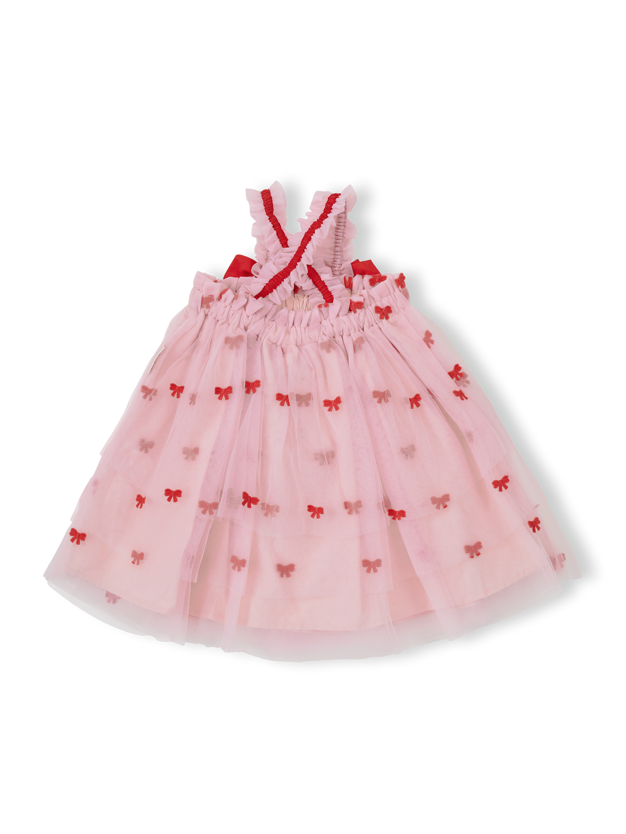 Babydoll Tulle Bow Dress