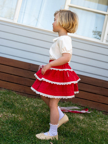 Laura Puff Sleeve Collar T-Shirt