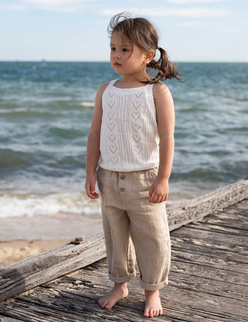 Dingo Relaxed Fit Linen Trousers