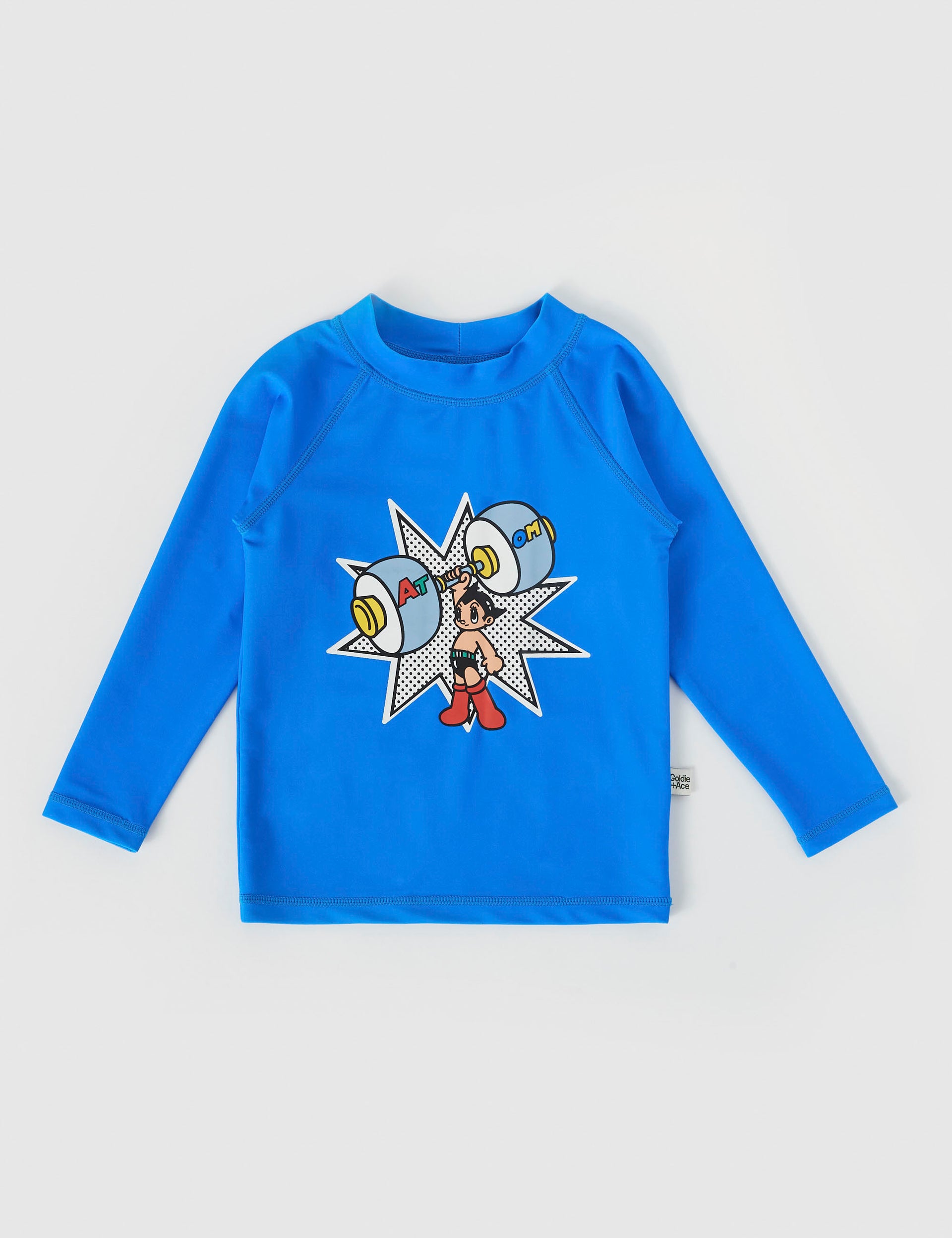 Astro Boy The Mighty Atom Swim Rash Vest Blue