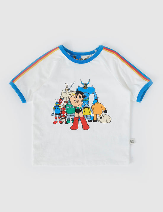Astro Boy & Friends Vintage Print T-Shirt White