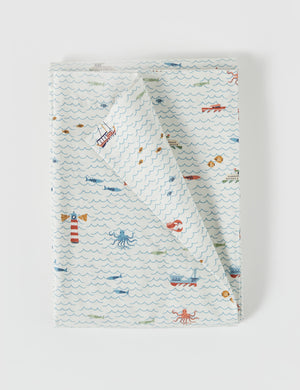 Oceania Vintage Washed Cotton Flat Sheet