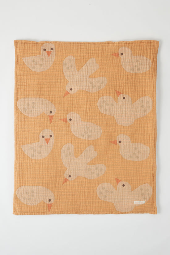 Goldie + Ace X Anna Kövecses Chirpy Chicks Woven Blanket