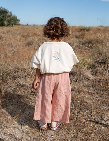 Navy's Summer Embroidered T-Shirt