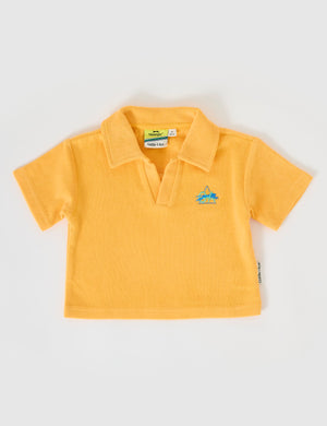 Go for Gold Terry Towelling Polo Shirt