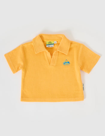 Go for Gold Terry Towelling Polo Shirt