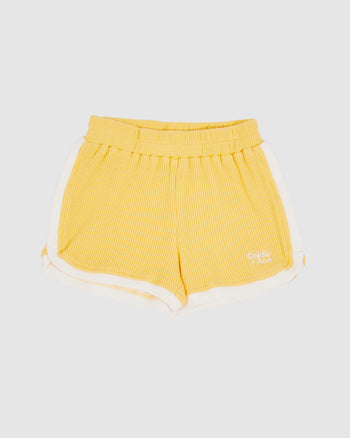 Sadie Waffle Shorts Sunshine