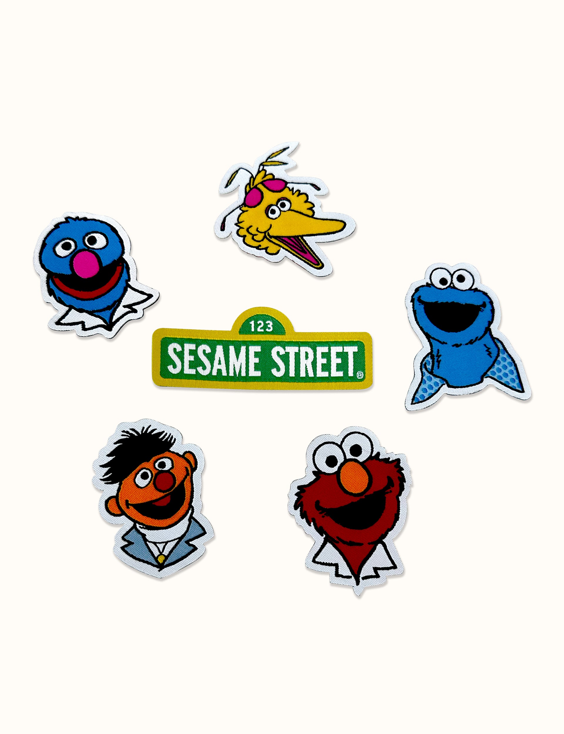 Sesame Street® - Big Bird & Friends Iron on Patches