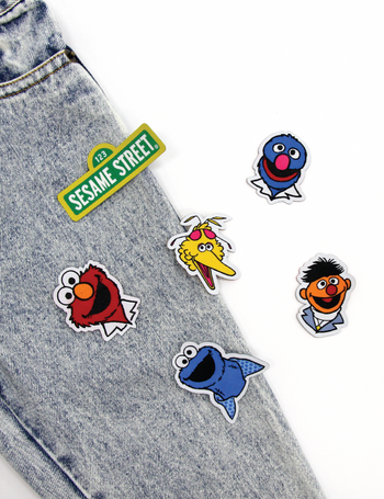 Sesame Street® - Big Bird & Friends Iron on Patches