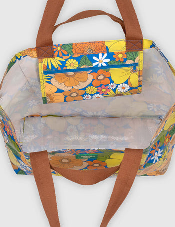 Zoe Floral Shopper Tote