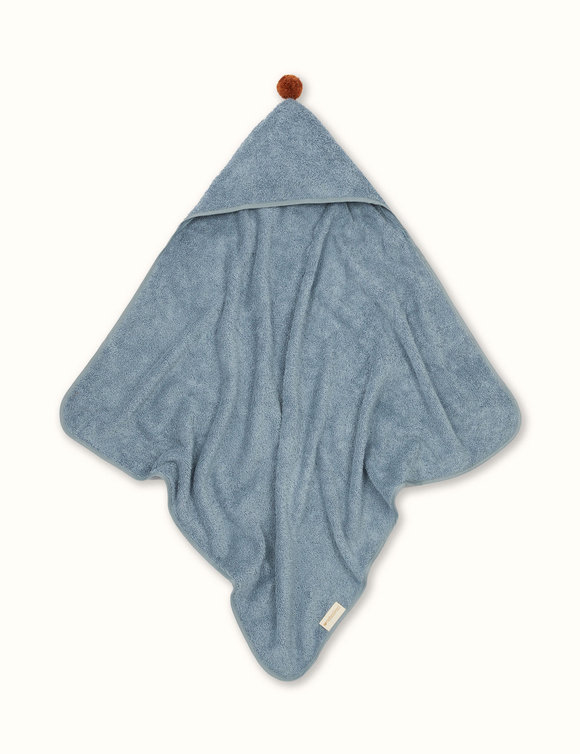 Nobodinoz So Cute Baby Hooded Bath Towel - Blue