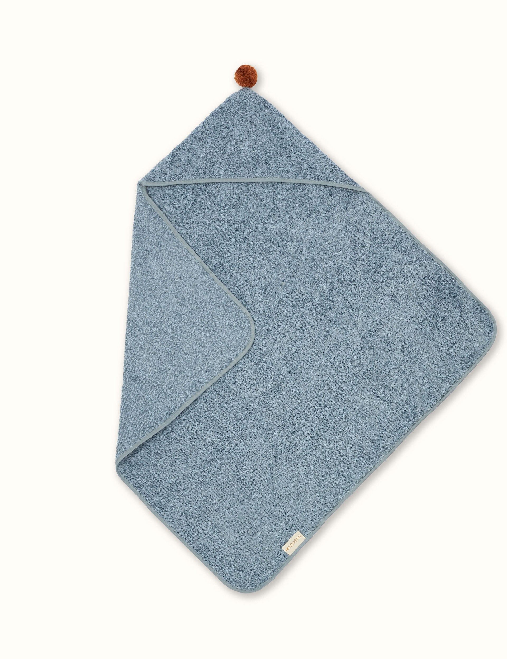 Nobodinoz So Cute Baby Hooded Bath Towel - Blue