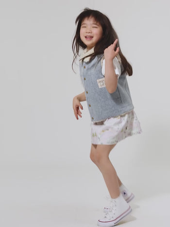 Shirley Barber Unicorn Denim Vest