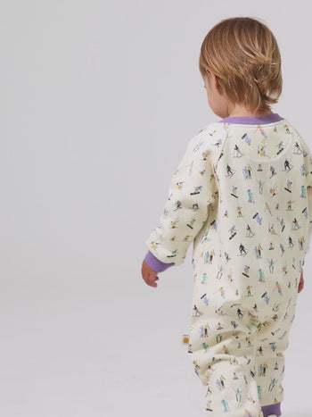 Ski Slopes Terry Romper