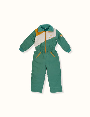 Retro Snow Suit Green