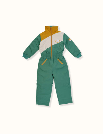 Retro Snow Suit Green