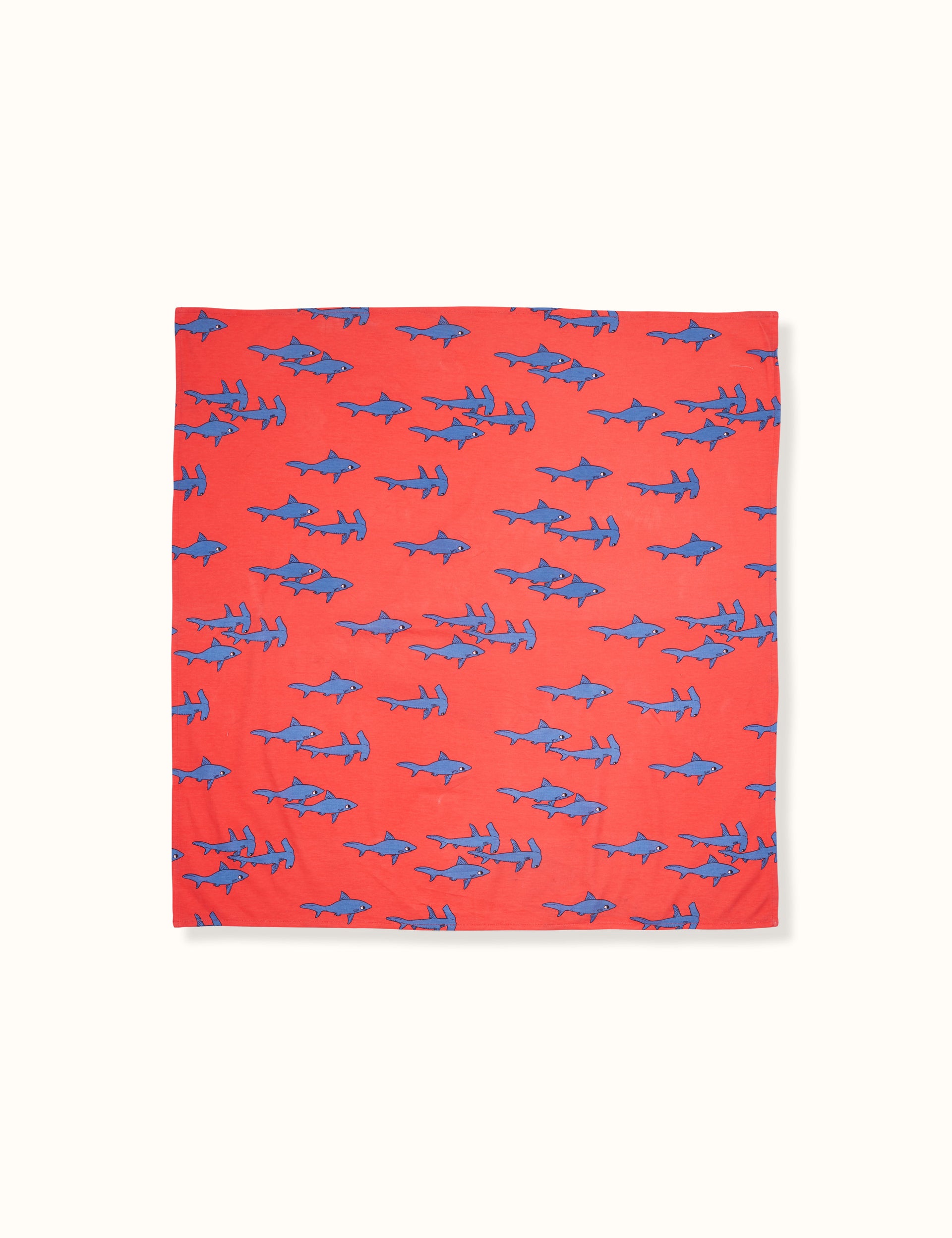 Sharks Reusable Gift Wrap Red
