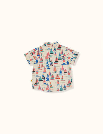 Holiday On The Bay Linen Shirt Vanilla