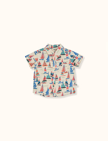 Holiday On The Bay Linen Shirt Vanilla