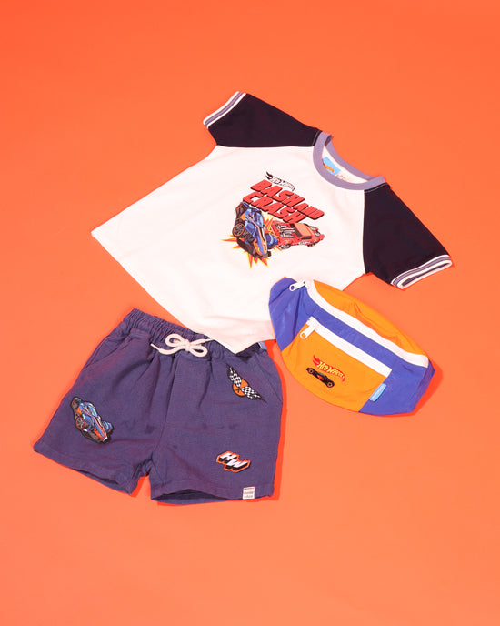 Hot Wheels™ Bash and Crash Tee Off White